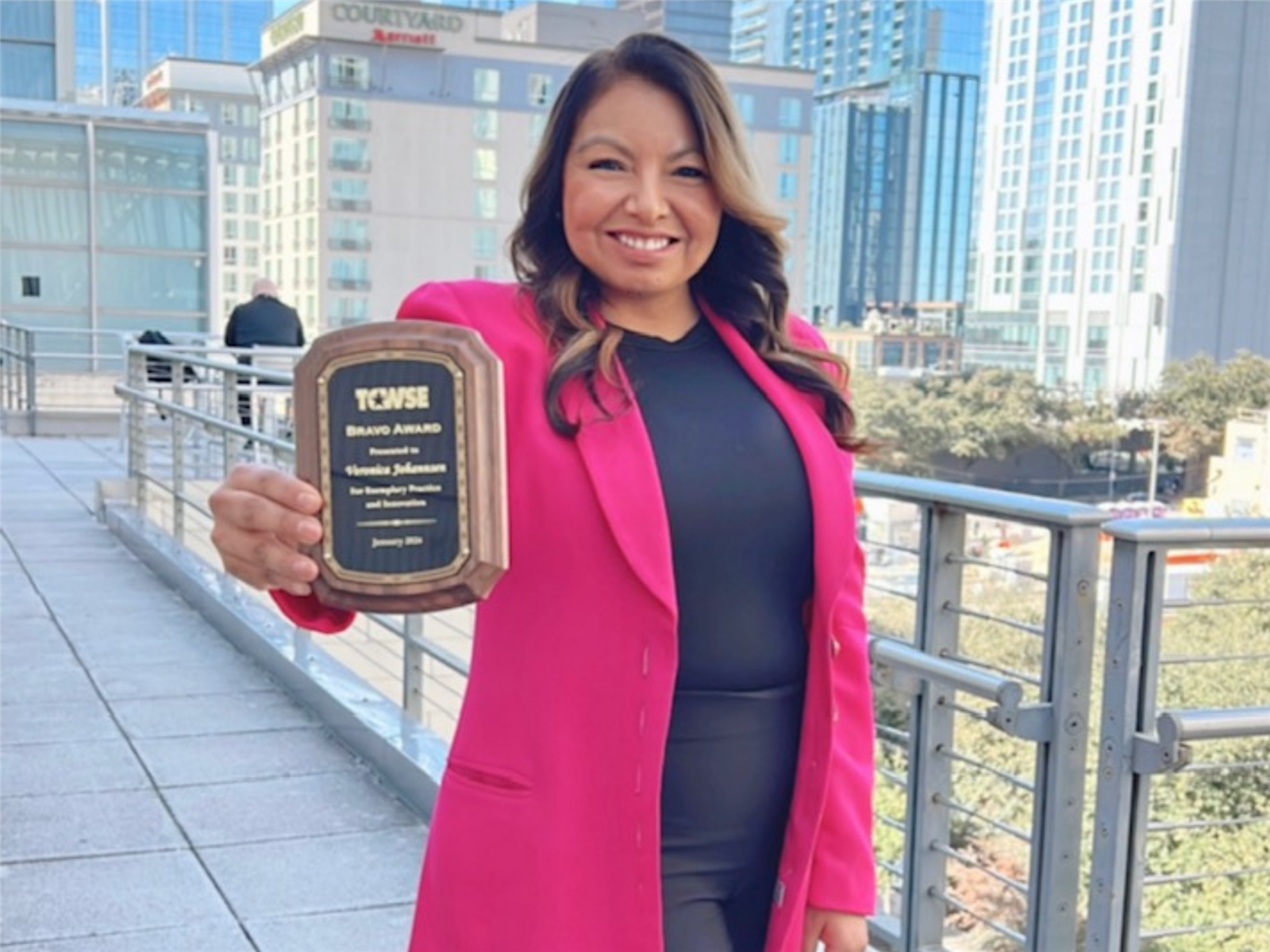 Gonzales ISD Chief of Administration Receives Bravo Award